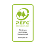PEFC 04-31-0507 El distintivo PEFC™ está considerado como una certificación de una economía forestal sostenible bajo la consideración especial de las estructuras de propiedad europeas caracterizadas por empresas familiares.